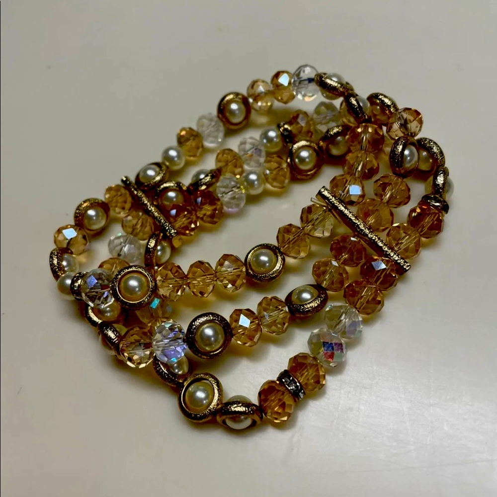 Gold Beaded Bracelet